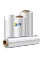 Stretch wrap printed 50mic 23 mic plain